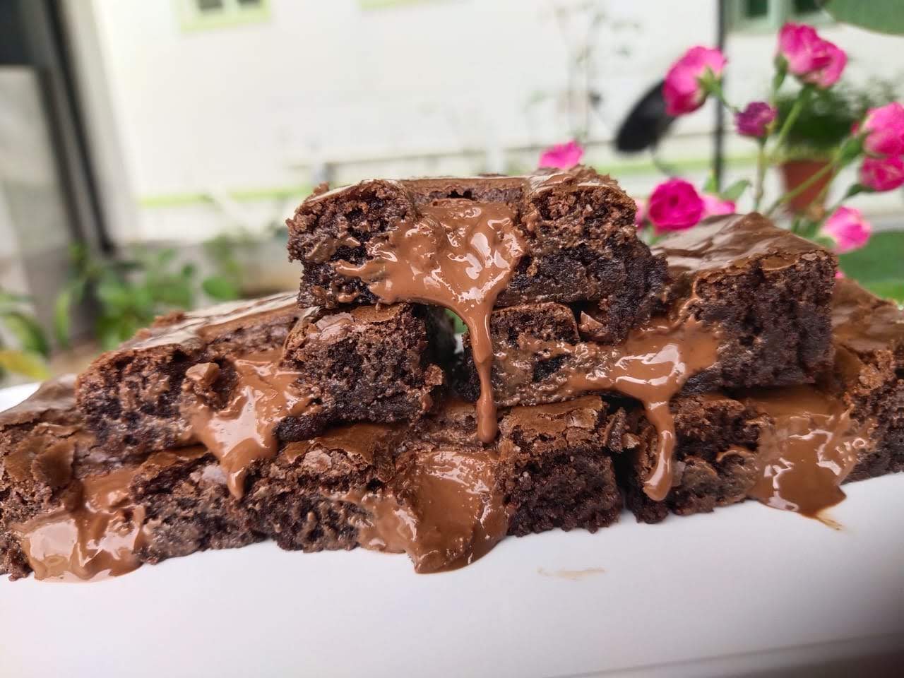 Death By Chocolate Brownie extras